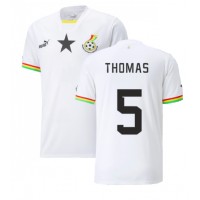 Ghana Thomas Partey #5 Domáci futbalový dres MS 2022 Krátky Rukáv